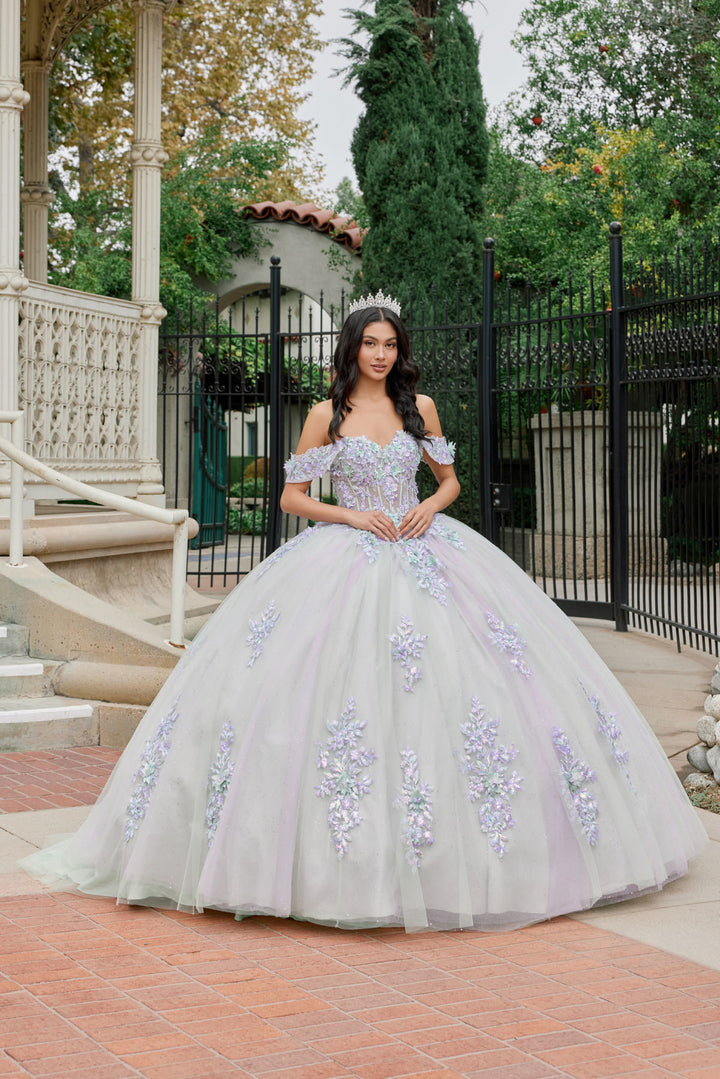 Juliet JT1479J quinceanera ball gown front view, option 2