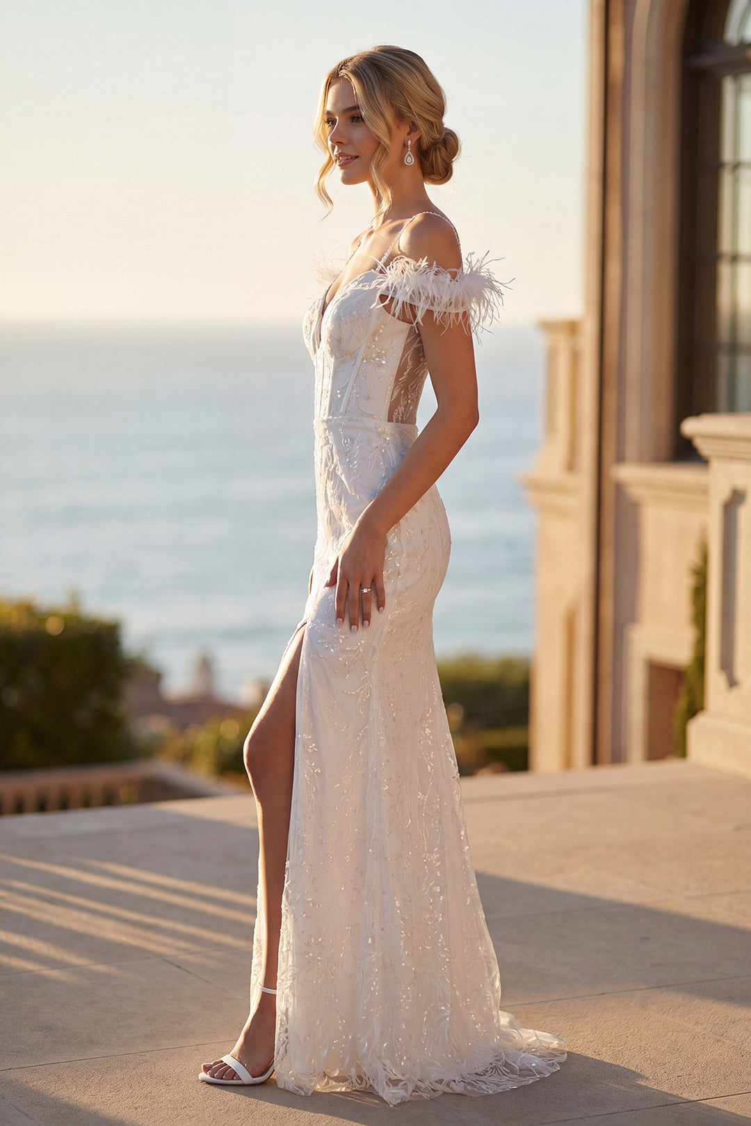 Juliet 2402W bridal gown side view