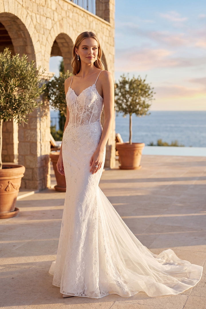 Juliet JT2481UW mermaid bridal gown front view