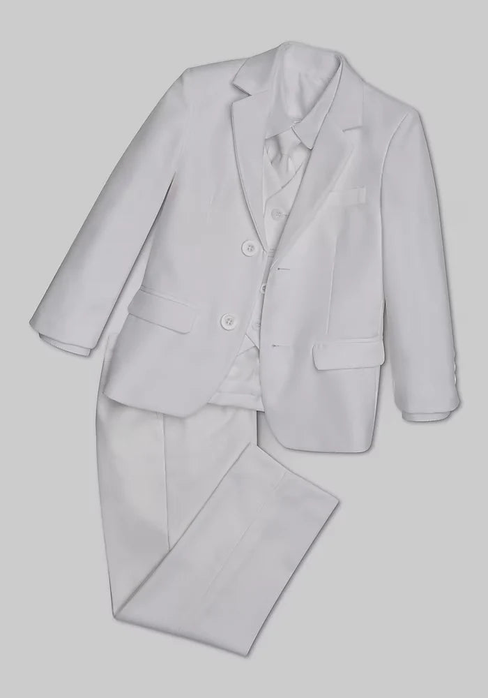 Peanut Butter Collection 007 Pearl White suit - FOSTANI.com