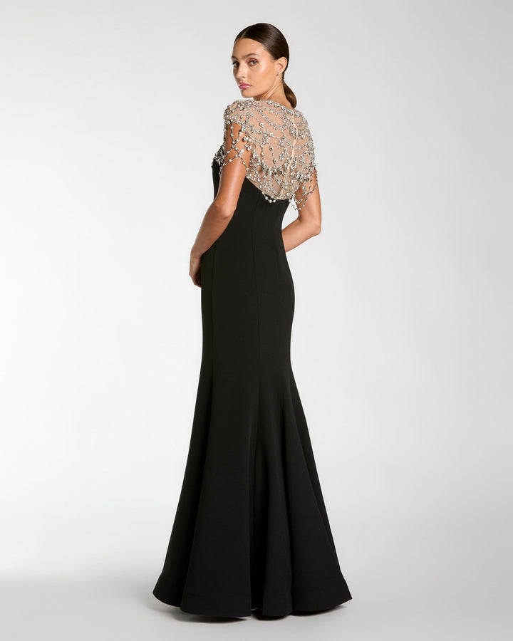 Mac Duggal 13234 Crystal Embellished Mermaid Gown