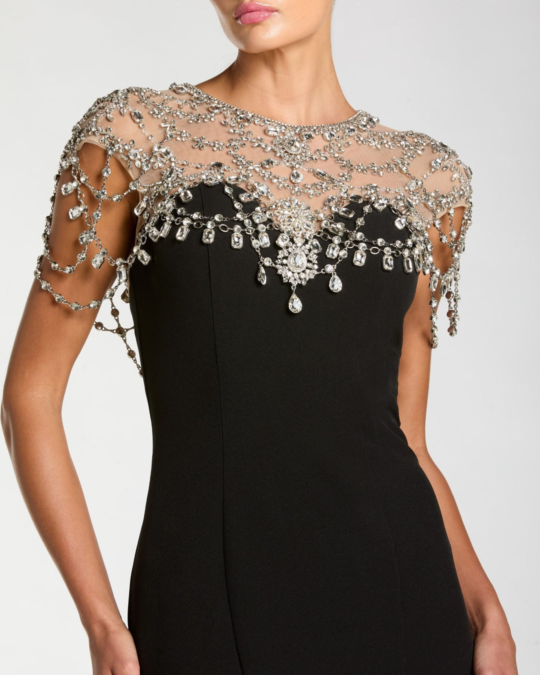 Mac Duggal 13234 Crystal Embellished Mermaid Gown