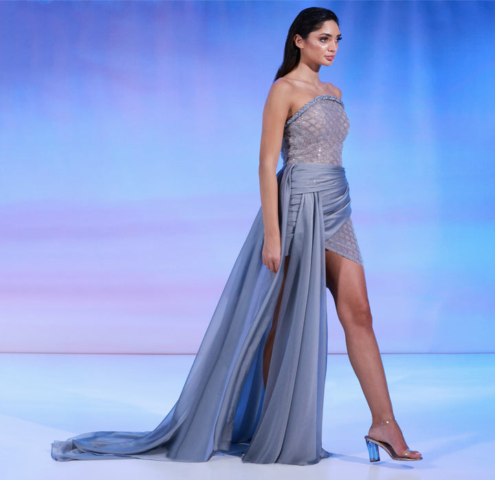 REVERIE COUTURE SS157 DRESS - FOSTANI.com