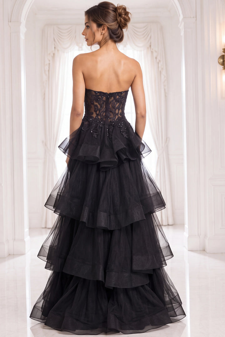 Jovani 40502 Strapless Tiered Prom 2026 Dress