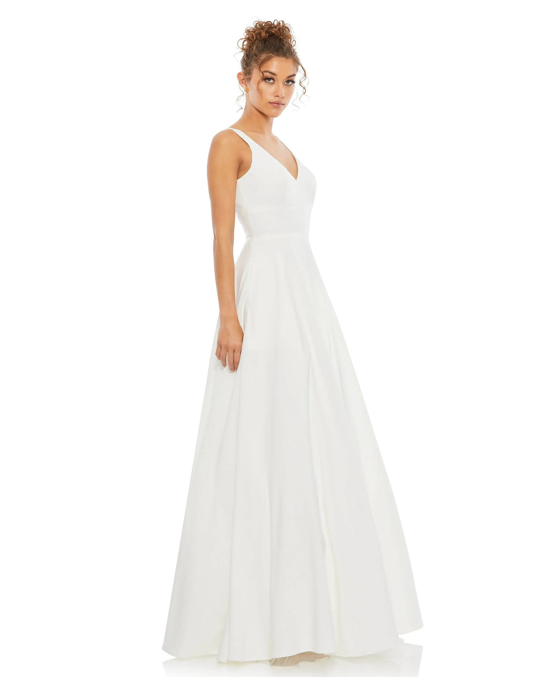 Mac Duggal 48924 Classic Sleeveless A-Line Gown with Pockets