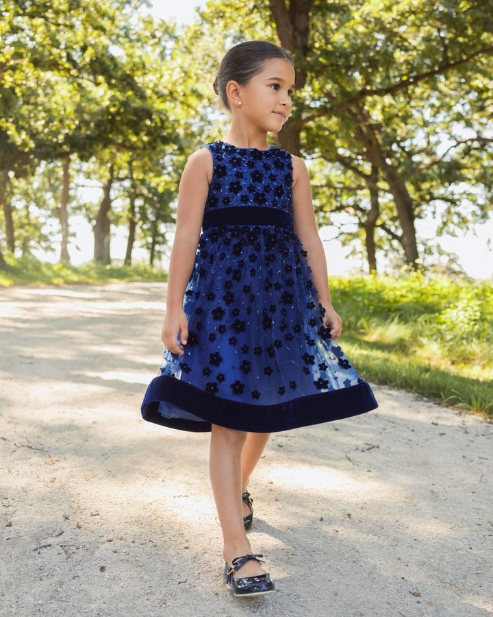 Mac Duggal 69313 Girls Embellished Floral A-Line Dress