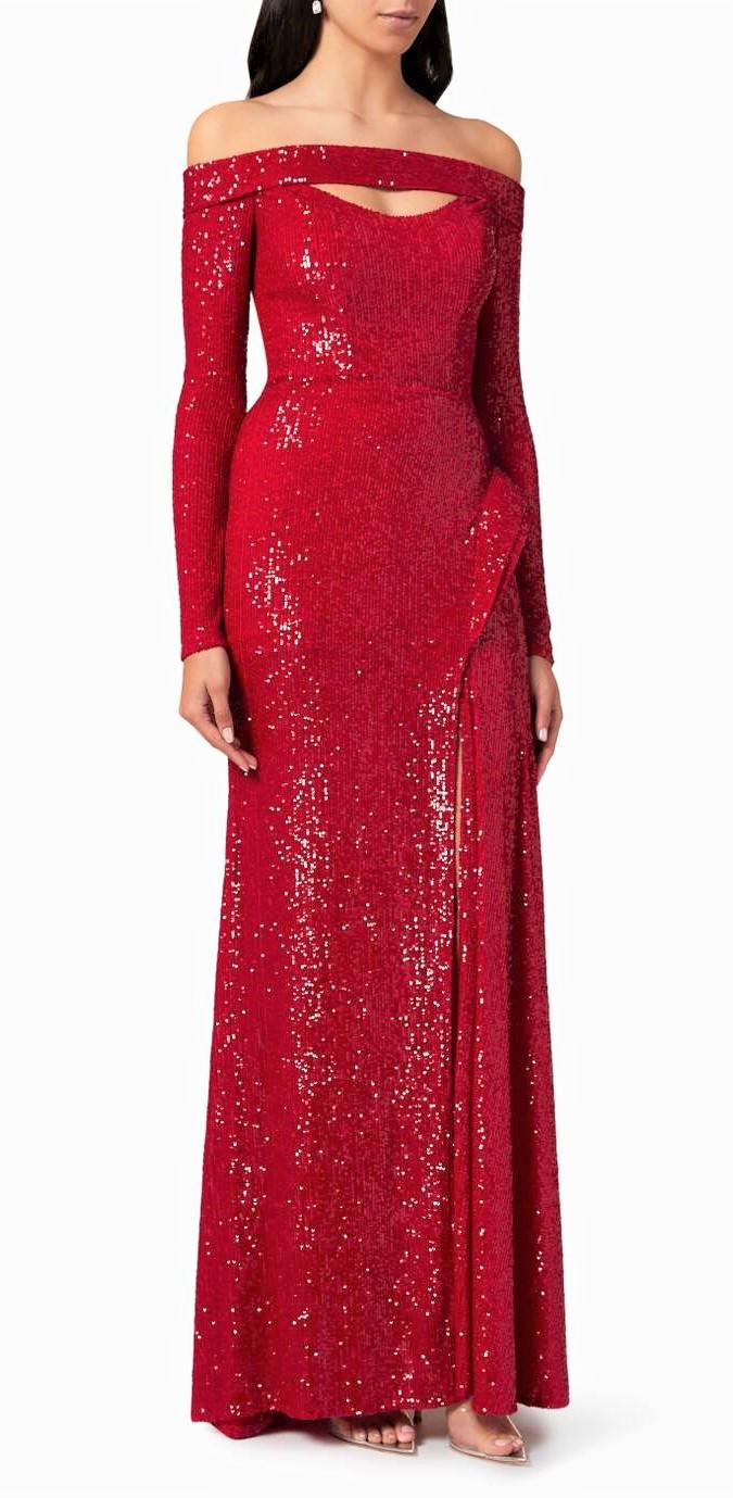 NICOLE BAKTI 7048 Dress - FOSTANI.com