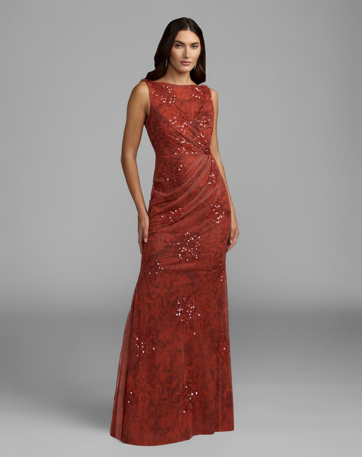 Mac Duggal 94263 Floral Embellished Column Dress
