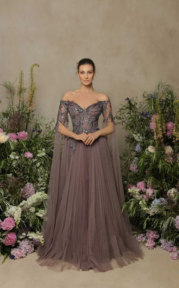 Tarik Ediz 98077 Dress - FOSTANI.com