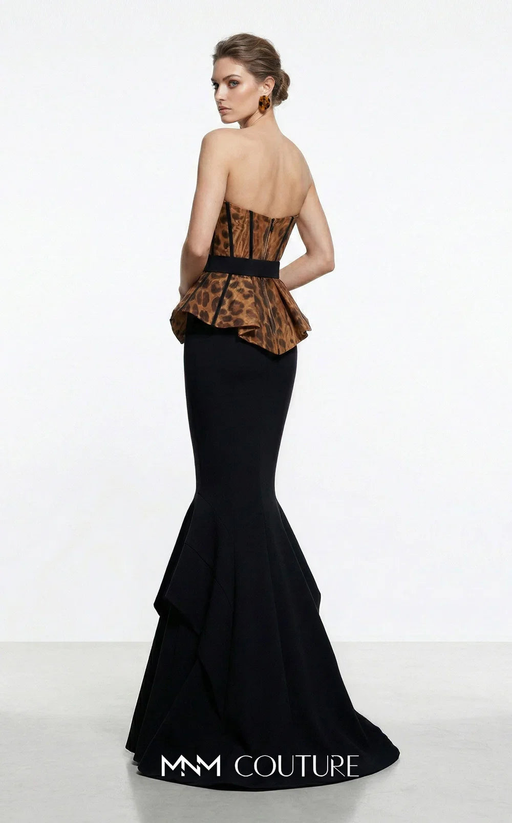 Fouad Sarkis F03035 Strapless Corset Mermaid Couture Dress