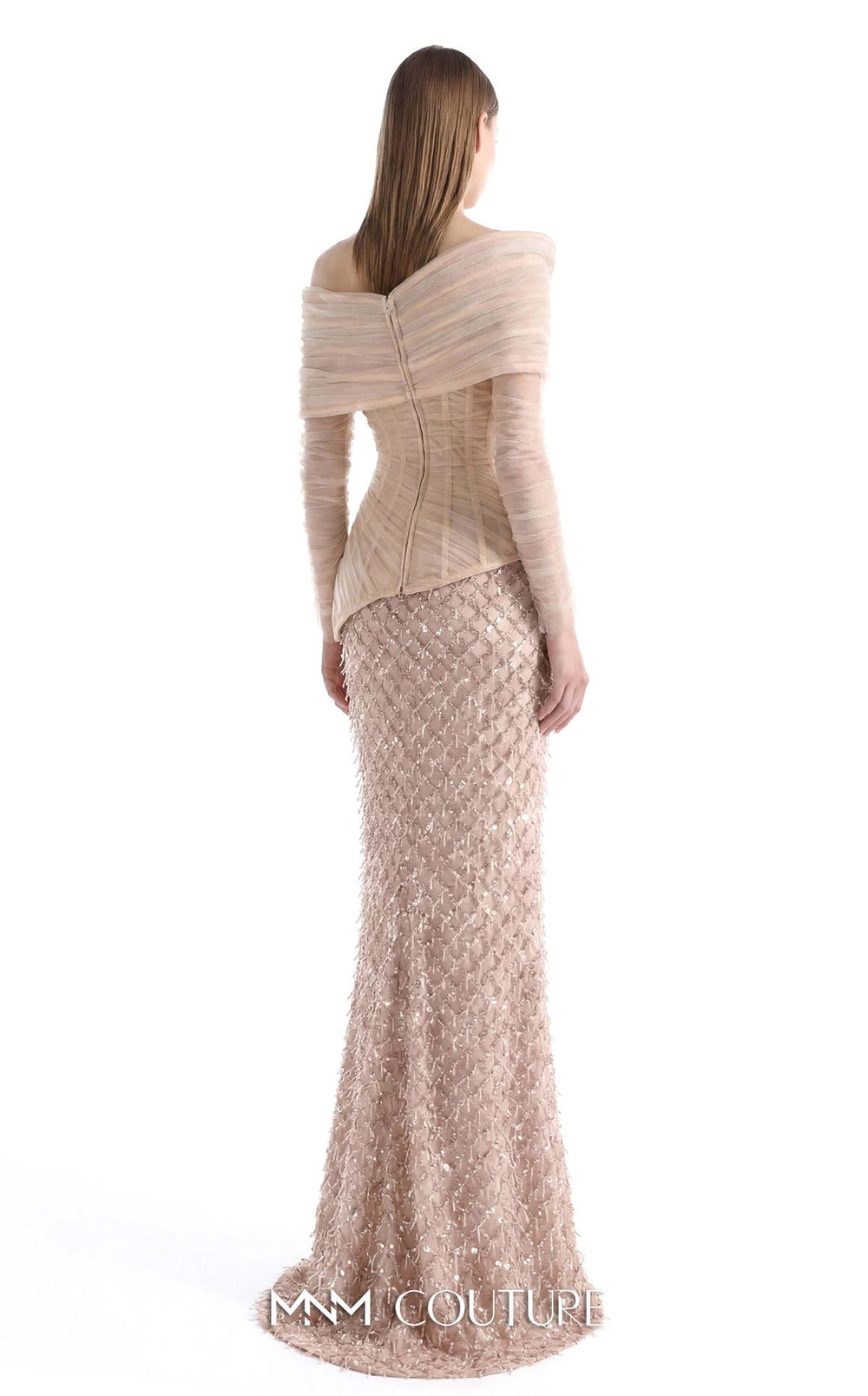 Gaby Charbachy G2255 couture gown, back view