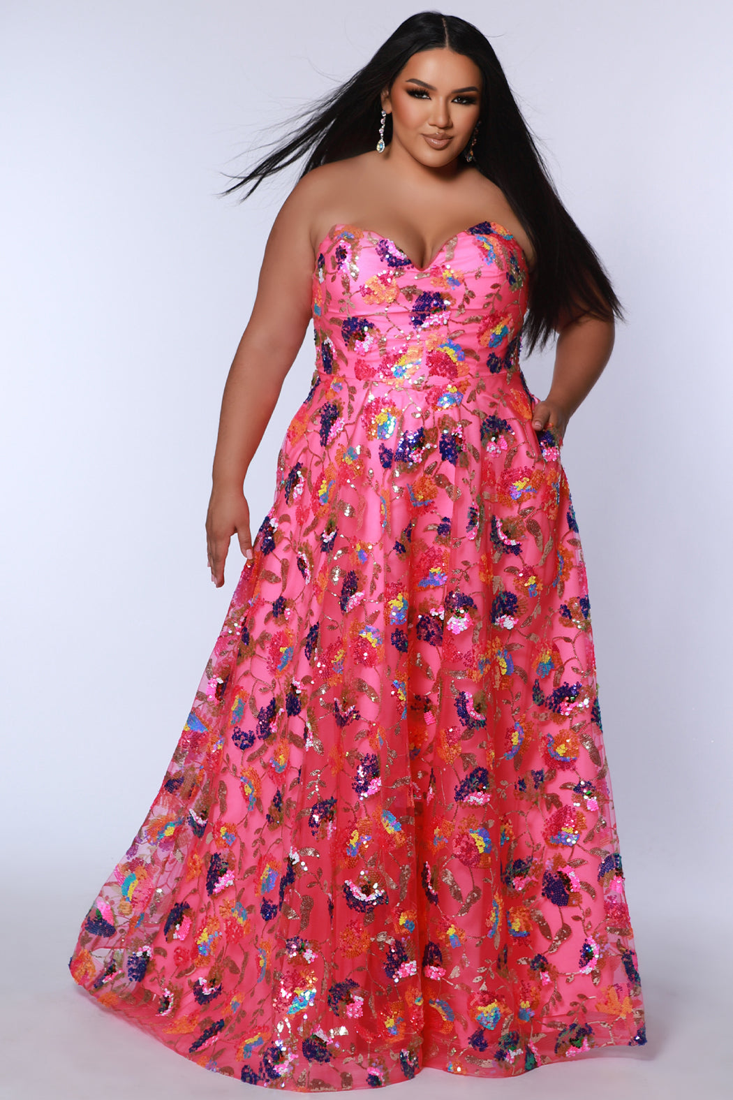 Sydney's Closet jk2508 Dress - FOSTANI.com