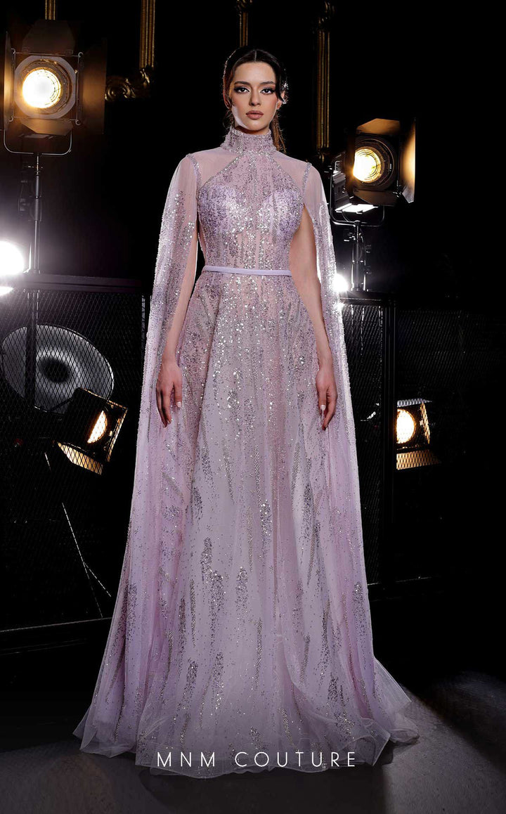 MNM Couture K3975 evening gown full-length front view