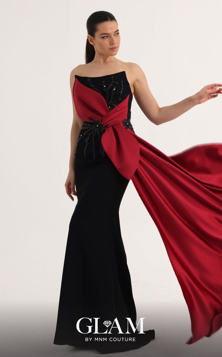 MNM Couture O07861 Sleeveless Mermaid Couture Dress