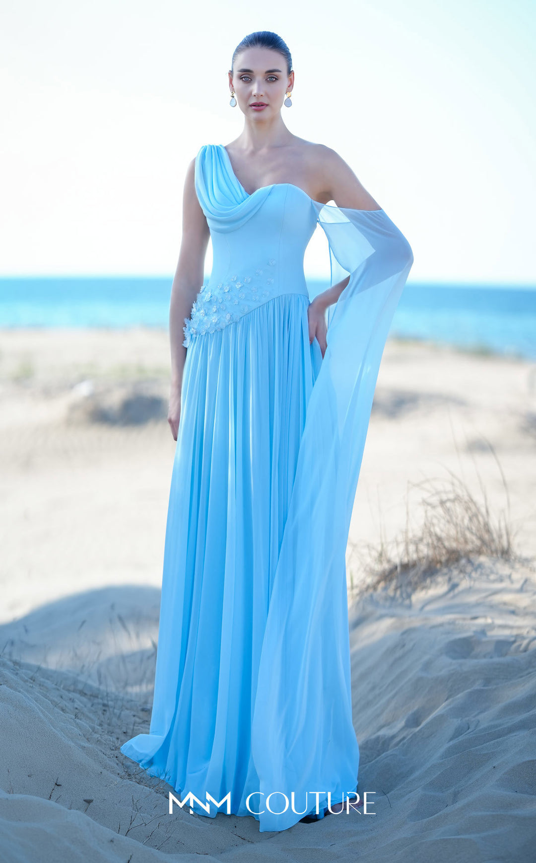 MNM Couture O09003 evening gown, front view