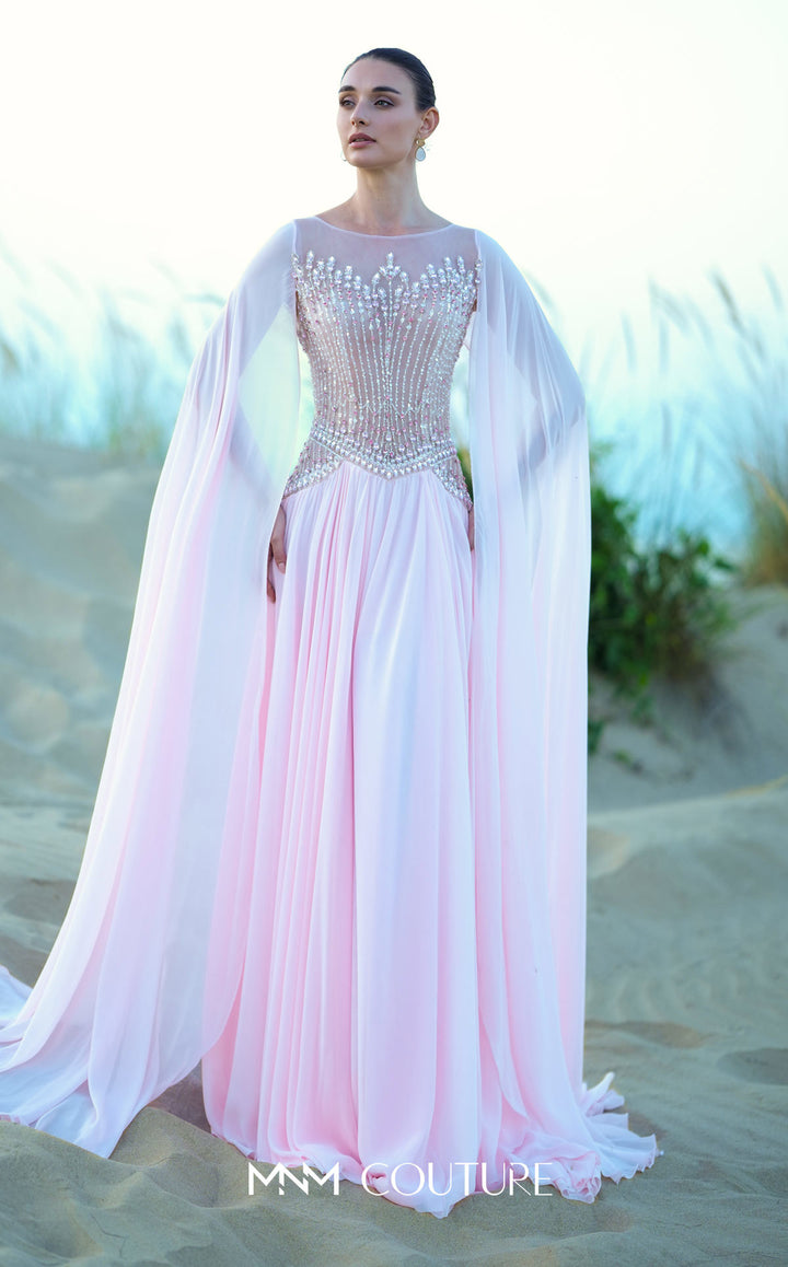 MNM Couture O09004 evening gown, front view