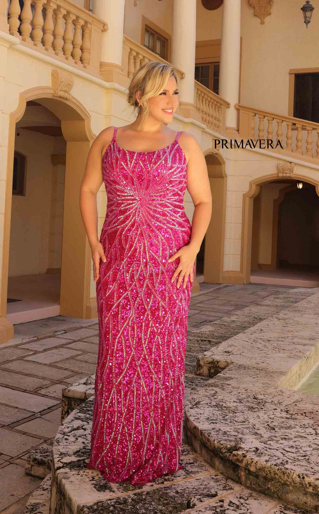 Primavera  14045  Dress - FOSTANI.com