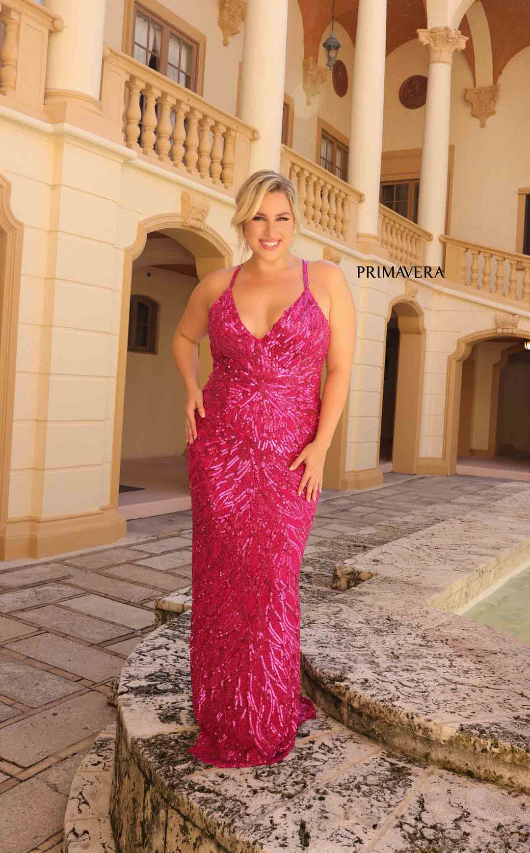 Primavera  14051  Dress - FOSTANI.com