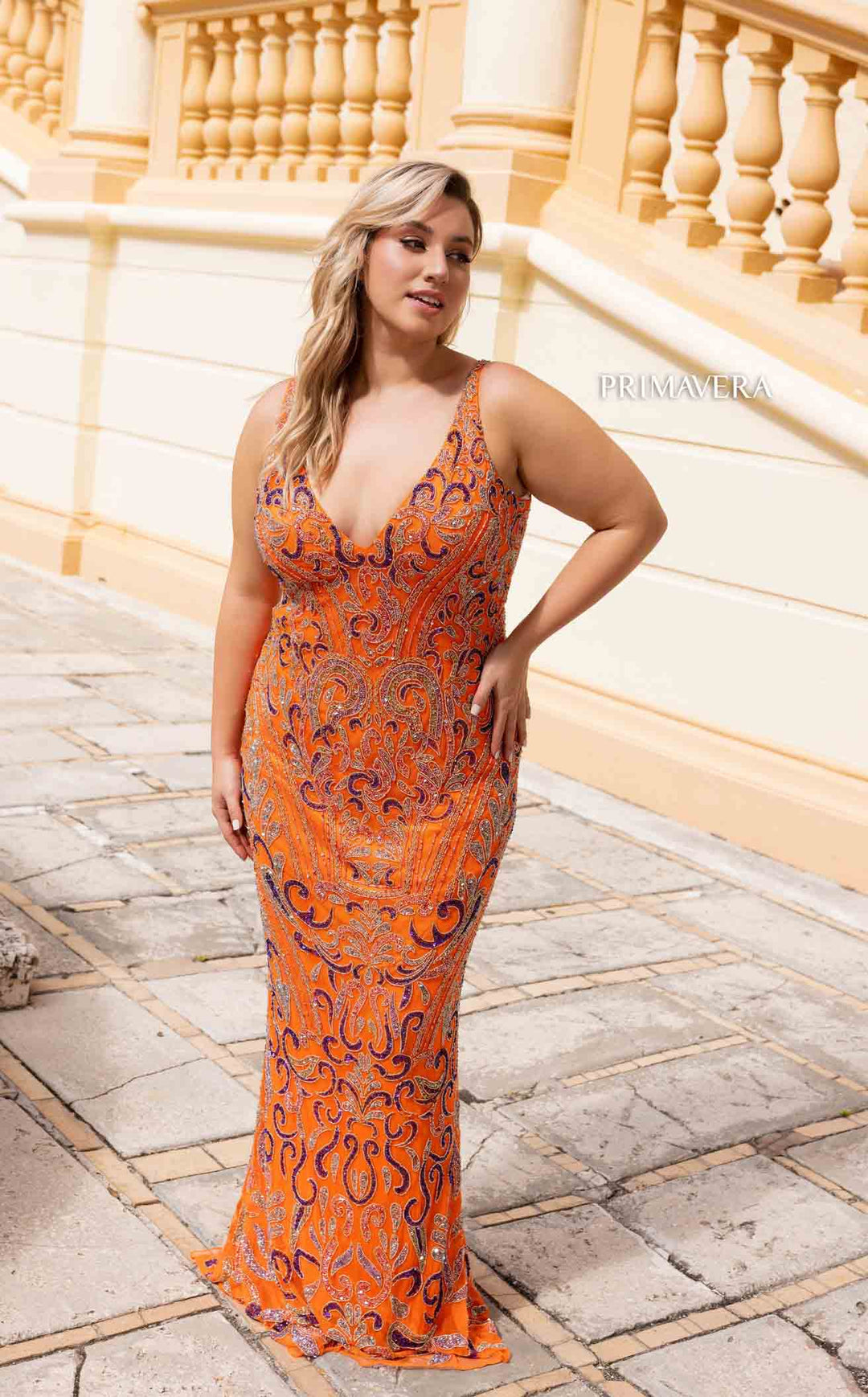 Primavera  14053  Dress - FOSTANI.com