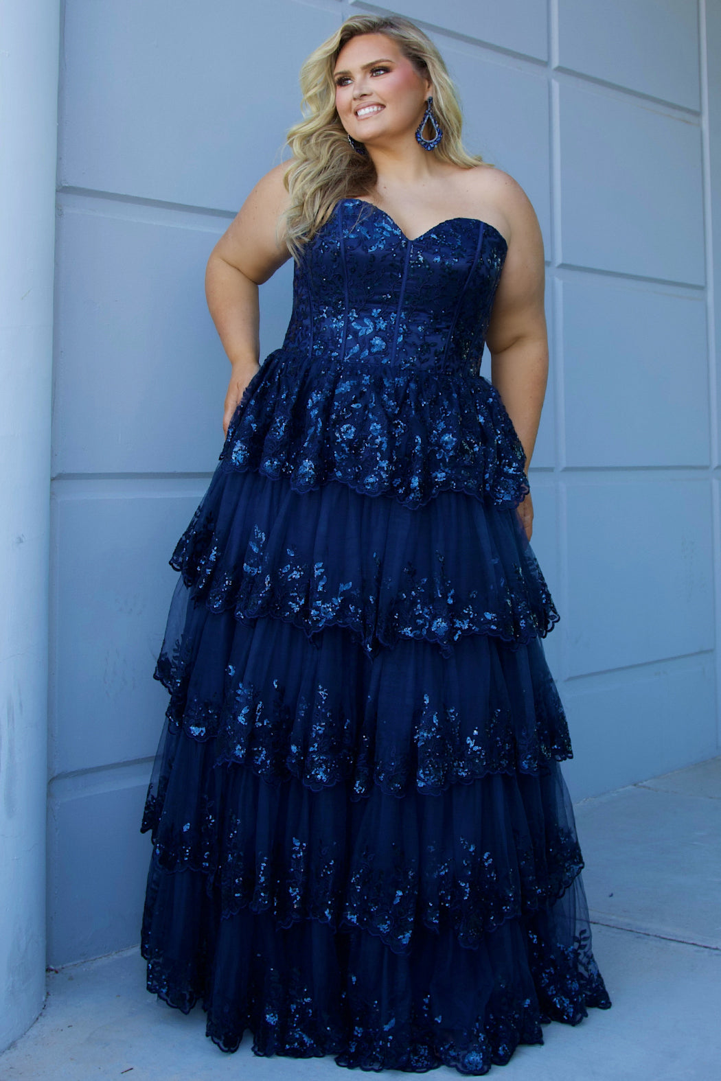 Sydney's Closet sc7398 Dress - FOSTANI.com