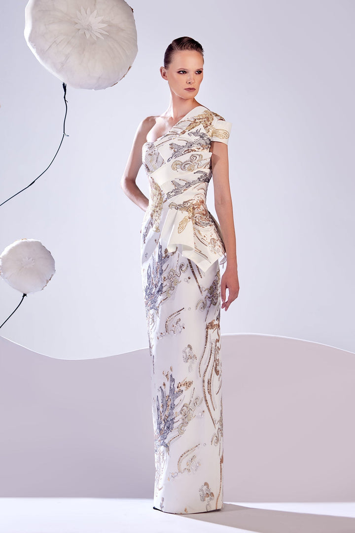 Edward Arsouni Couture 865 Dress - FOSTANI.com