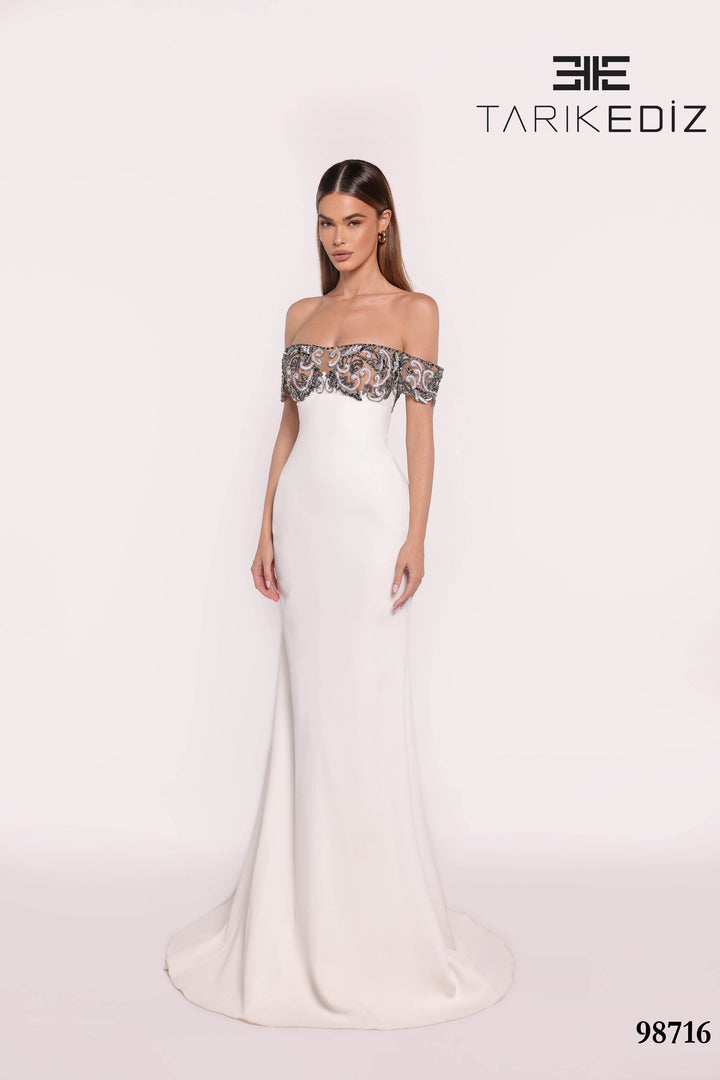 Tarik Ediz 98716 Dress - FOSTANI.com
