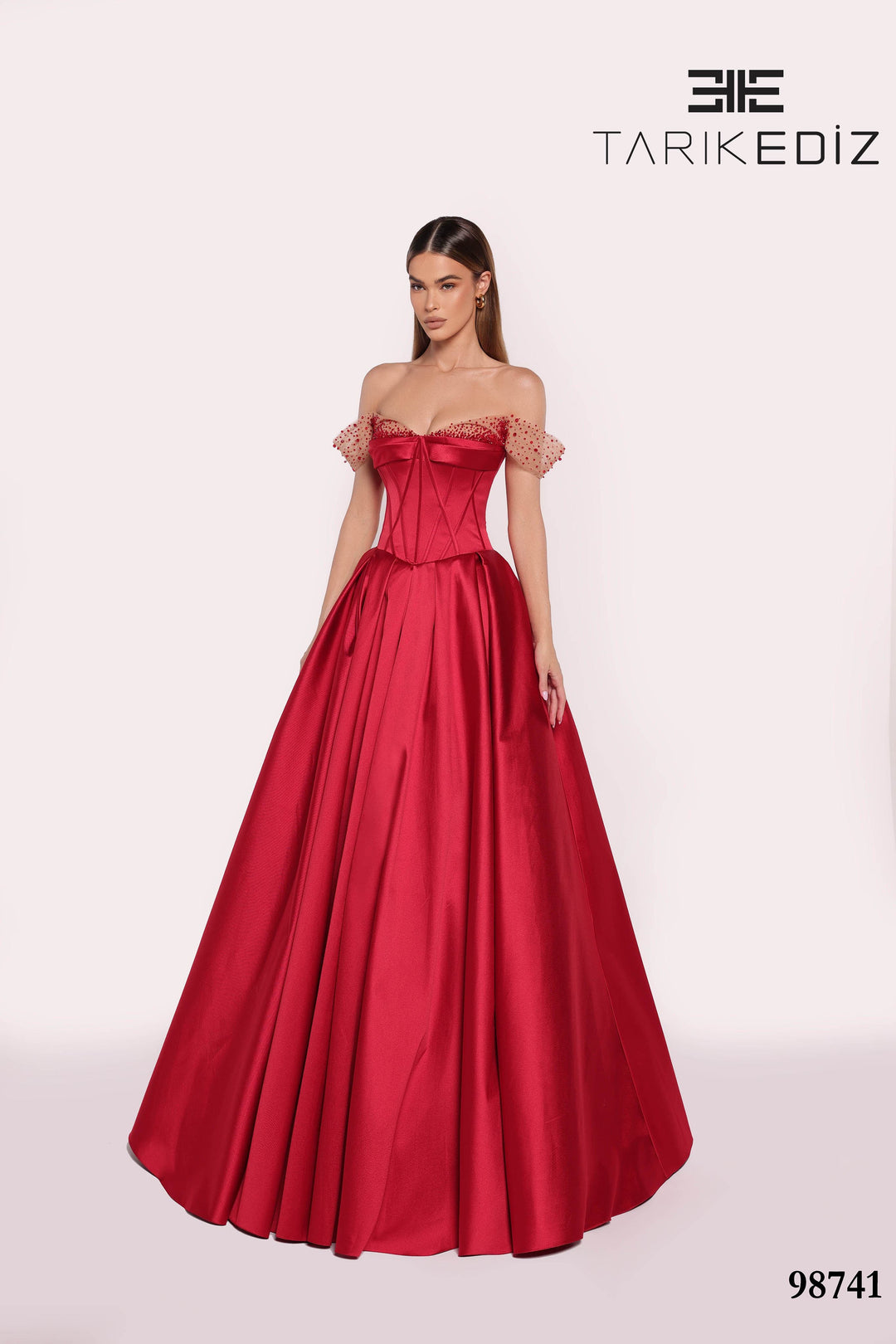 Tarik Ediz 98741 Dress - FOSTANI.com