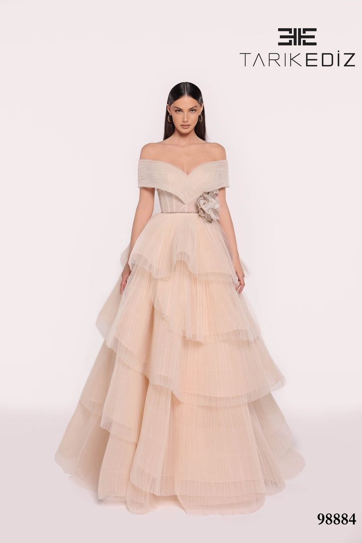 Tarik Ediz 98884 Dress - FOSTANI.com