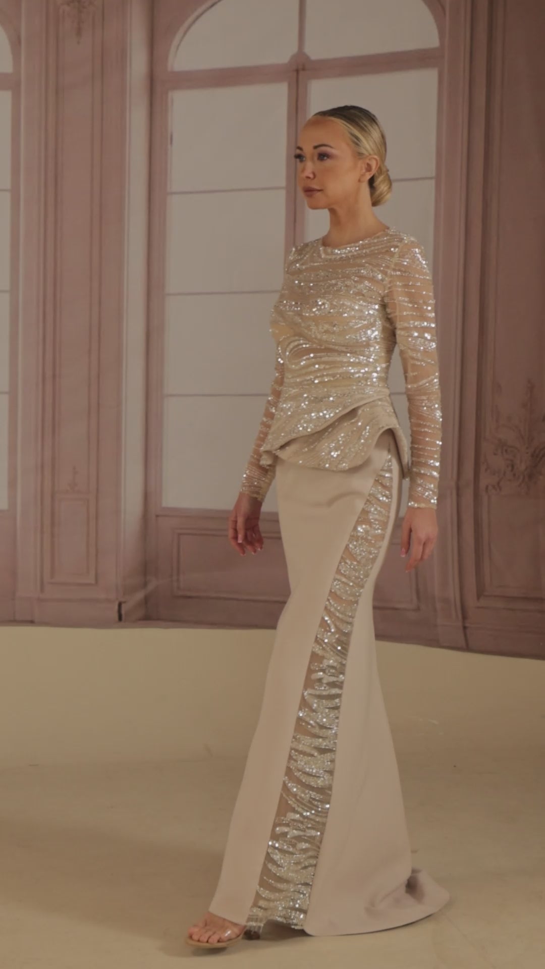 Reverie Couture FW279 Embellished Couture Dress