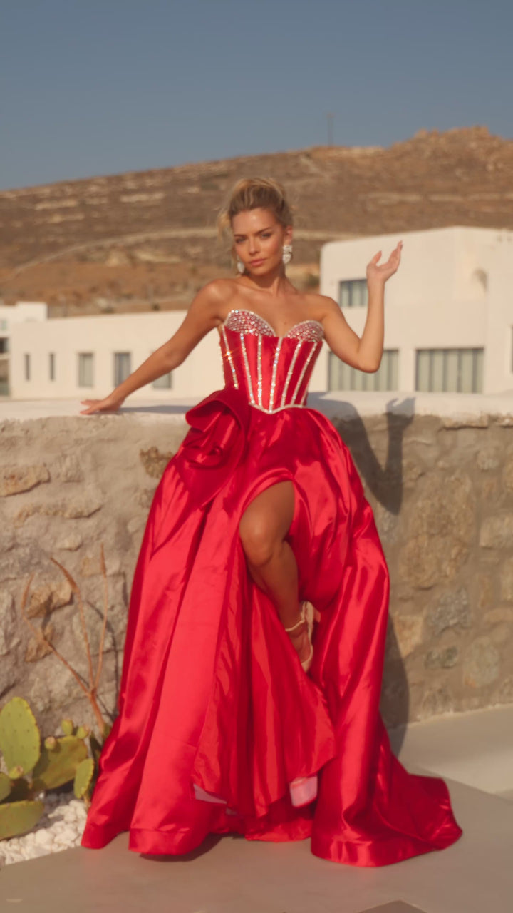 Portia and Scarlett PS26079 Sweetheart Strapless Corset Prom Dress 2026