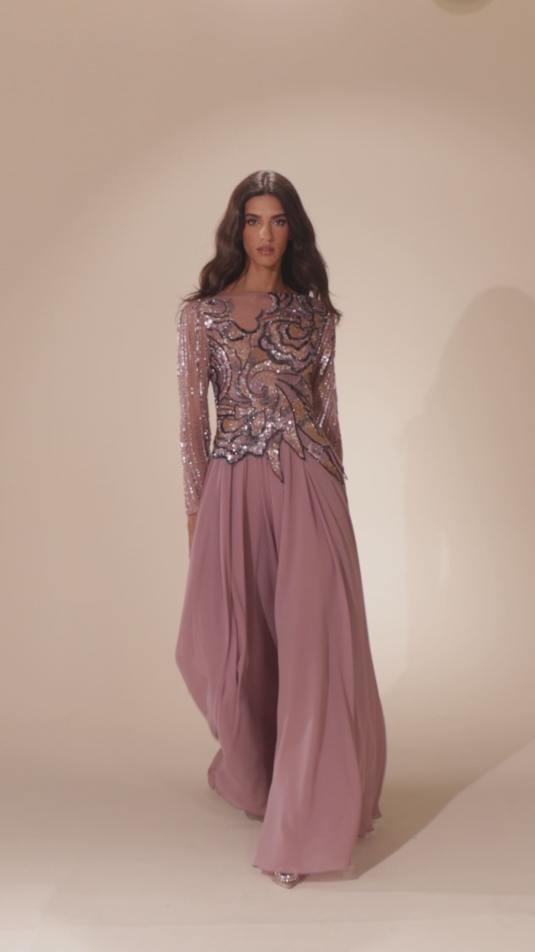 Abdo Aoude D2 Floral Embellished COUTURE Dress