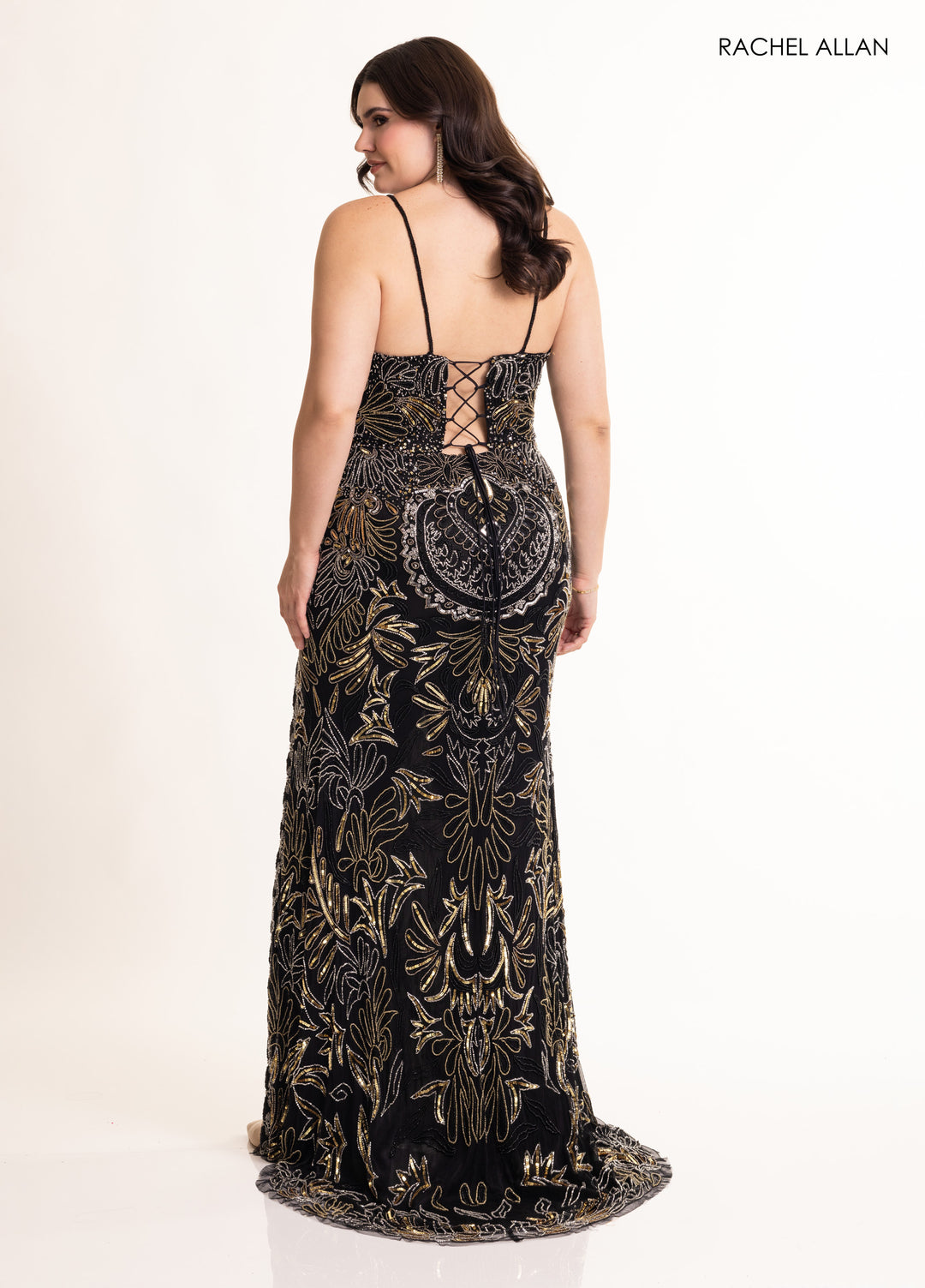 Rachel Allan 70002 Beaded Shimmer Prom Dress 2026